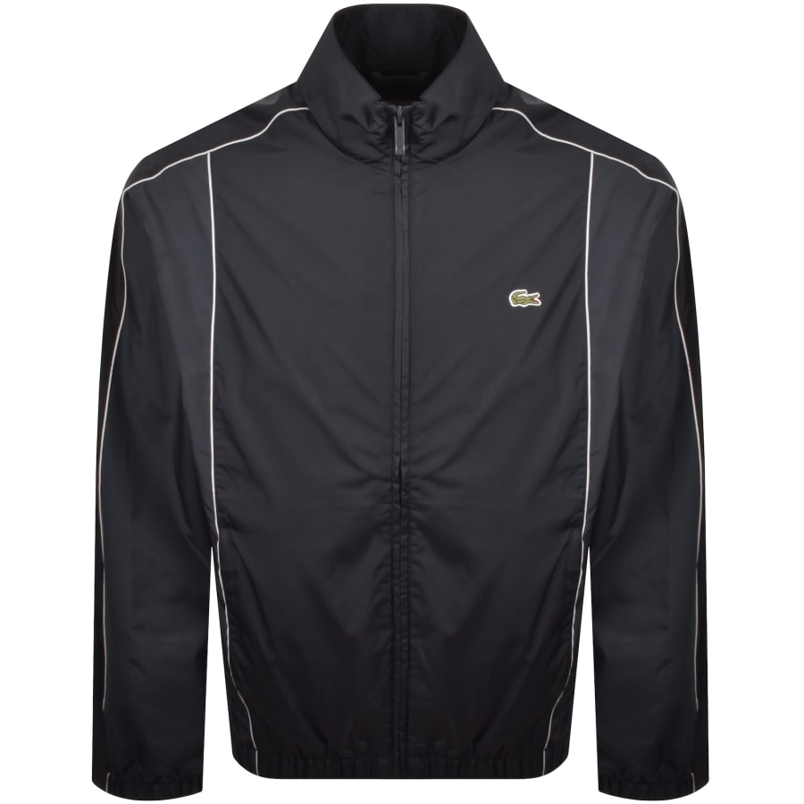 Lacoste Water Repellent Track Jacket Black | Mainline Menswear us